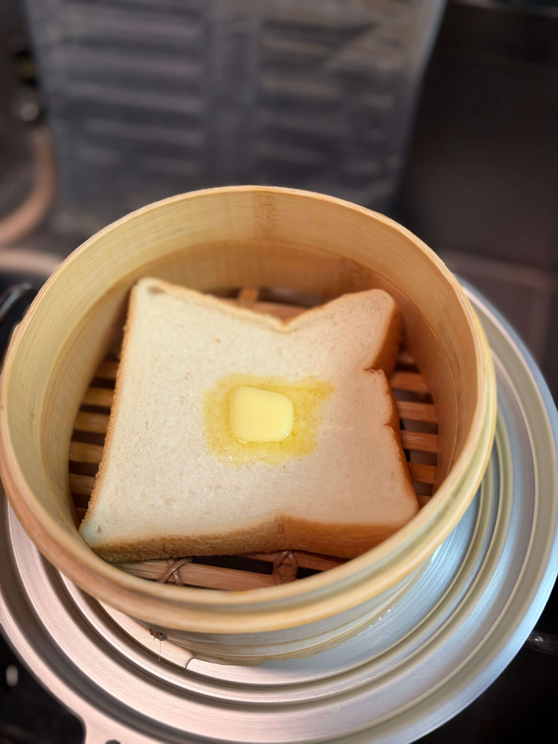 食パン蒸すと超美味しい